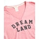 thumbnail image 4 of Conjunto de pijama Lucky Brand, camiseta con estampado drapeado para mujer, 4 of 6