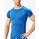 thumbnail image 4 of Camisa de compresión Queerier para hombre de manga corta para correr en el gimnasio, 4 of 7