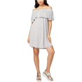 thumbnail image 2 of Rachel Roy Vestido con volantes jaspeados para mujer, gris, extragrande Rachel Roy Salir enfadado, 2 of 2