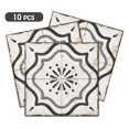 thumbnail image 2 of 10 PCS Peel and Stick Floor Tile, 6"x6" Vinyl Moroccan Style Floor Tiles, Removable and Waterproof Flooring Tiles for Renters, Stick on Floor Tiles for Bathroom, Kitchen, Staircase, 2 of 7