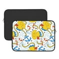 thumbnail image 2 of Pofeuu Ducks and Anchors Print Laptop Carrying Case,13-15-Inch Laptop and Tablet, Sleek Design, Durable and Water-Repellent Fabric, Business Casual or School-13 inch, 2 of 8