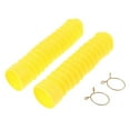 thumbnail image 6 of 1 Pair Front Fork Dustproof Cover Boot Shock Absorbers 205x42x30mm for Motorcycle Dirt Bike Yellow, 6 of 7