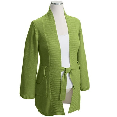 Maternity Belted Sweater Coat