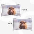 thumbnail image 4 of Balery Yak Pillow Covers,Bed Pilowcases,Reversible Plush Throw Pillow Covers End Pillow Encasement,Pillow Case - 14"X20", 4 of 9