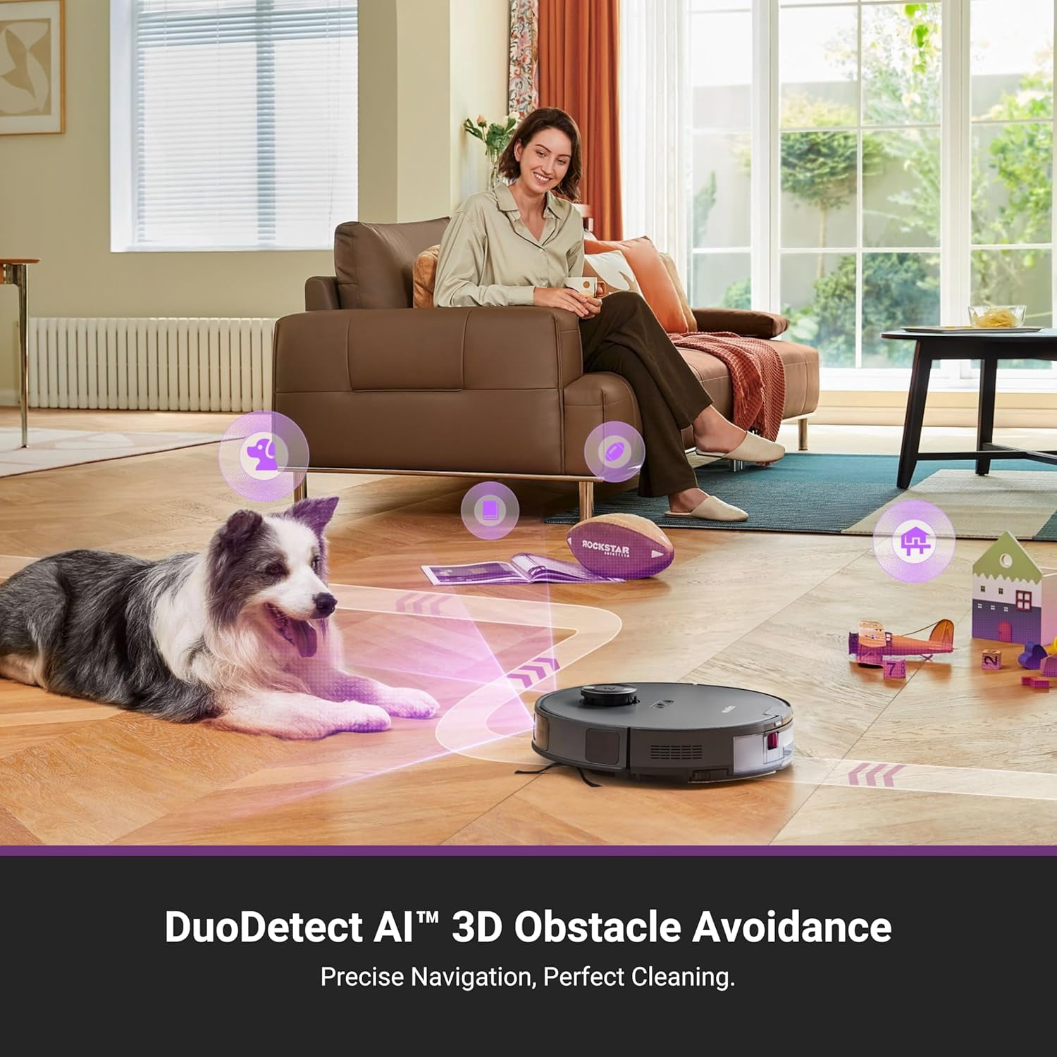 Eureka Eureka E20 Plus Robot Vacuum with Bagless Self Emptying Station