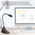 thumbnail image 3 of Fyydes Microphone Filaire, ABS Noir Directivité Omnidirectionnelle 3,5 Mm Plug Réglable Tube Filaire Ordinateur Portable Microphone, Ordinateurmicrophone, 3 of 8