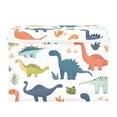 thumbnail image 7 of Yayeee Collapsible Cube Storage Bin with Lid Fabric Closet Decorative Basket with Handles, Dinosaur Pattern, 7 of 7