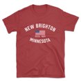 thumbnail image 1 of New Brighton Minnesota Patriot Men's Cotton T-Shirt, 1 of 1