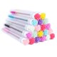 thumbnail image 2 of Tubo de cepillo de pestañas Rosa reutilizable para extensión de pestañas, varitas de rímel reemplazables, aplicador de cepillo de cejas a prueba de polvo, 50 piezas, 2 of 5