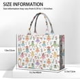 thumbnail image 3 of Large Capacity Tote Bag,Colorful Fairy Flower Pattern Handbag Fashion Luxury Tote Bag,15.7"x13"x 5.1" Inches,Laptop Compatible, 3 of 6