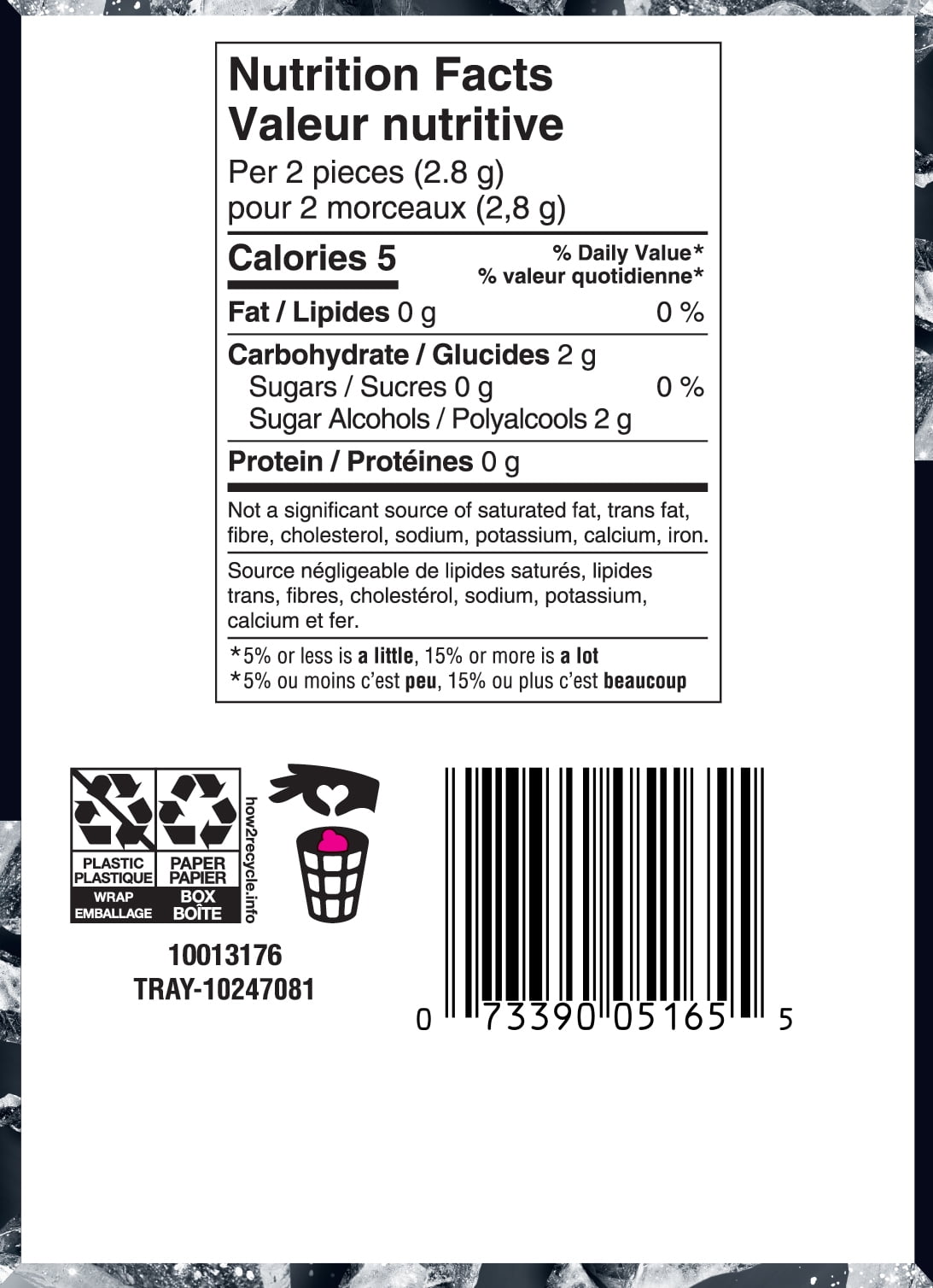 Dentyne Ice, Gomme sans sucre Intense - Paquet de 4 (48 Morceaux) 4 Paq (12 pcs ea), 48ct