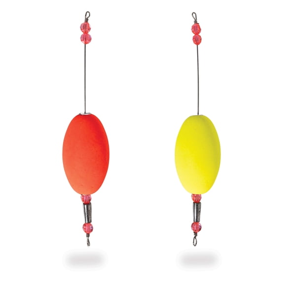 Comal Weighted Oval Reddi Rattle Fishing Float, 2.5-Inch, 2-Pack