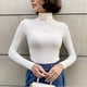 thumbnail image 3 of C.New S Suéter de mujer Cuello alto Nuevo Jersey de punto barato que combina con todo Jersey de mujer 2025 Suéteres casuales dulces Jersey de mujer Tops femeninos, 3 of 5