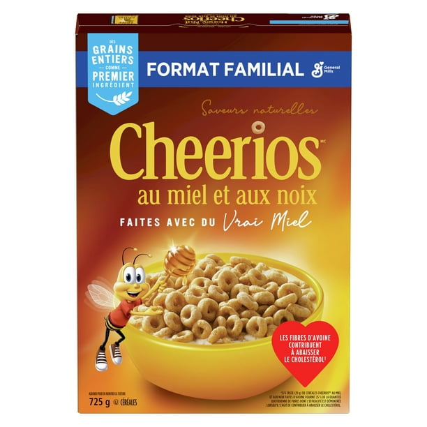 Honey Nut Cheerios(TM) Cereal Single Serve K12 2oz Eq Grain - Feesers
