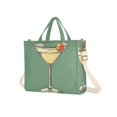 thumbnail image 7 of FORMRS Womens Corduroy Tote Bag Crossbody Shoulder Handbag with Pocket, Lemon Glass, 7 of 7