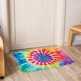 thumbnail image 6 of Tie Dye Polyester Non-Slip Machine Washable Chair Rugs Office Mat Area Rugs Bath Rug, 6 of 6