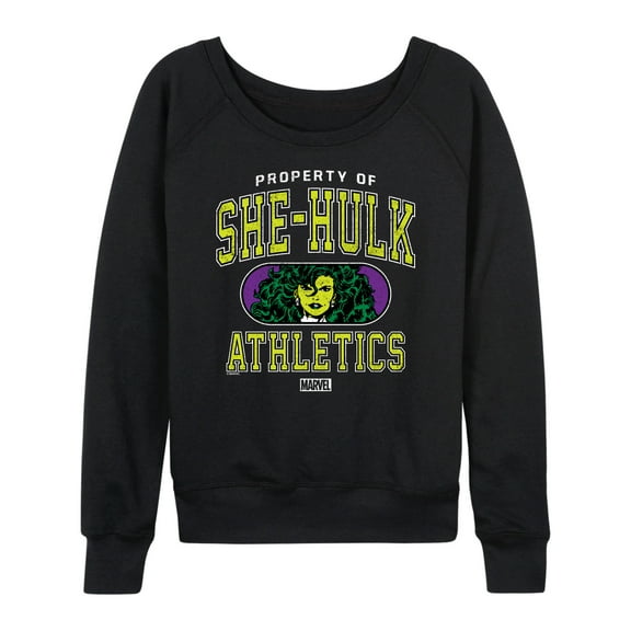 Marvel She Hulk - Athletics - Women's French Terry Pullover Long Sleeve Shirt