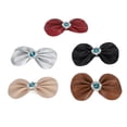 thumbnail image 4 of Bow Shoe Clips, Rhinestones Decorative Shoe Clips 5pcs Elegant Stylish  For Shoes, 4 of 8