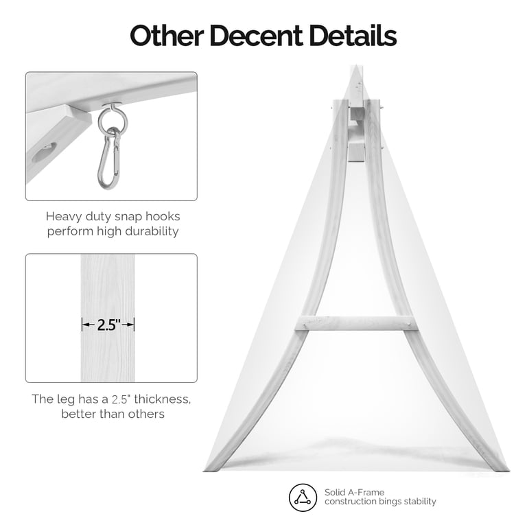 Ktaxon Heavy Duty Swing Frame, 1000lb Capacity A-Frame Stand for