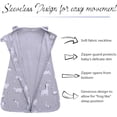 thumbnail image 5 of Pijama Niño Miracle Baby Saco de Dormir para Bebé de Algodón sin Mangas, 0,5 TOG, de 0 a 6 Meses, 5 of 5