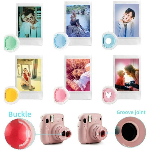 Wogozan pour Fujifilm Instax Mini 11 Ensemble d'accessoires pour appareil  photo instantané pour enfants + filtres de couleur, album photo, 