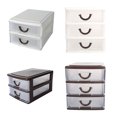 thumbnail image 3 of ziyahi Organizer Storage Drawer - plify Life With Smart Storage Solutions Multi-Layer Desktop Drawer brown two layers 1Set, 3 of 6
