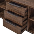 thumbnail image 6 of Carolayne 63‘’ Sideboard Buffet Cabinet with 3 Drawers and 2 Doors for Living Room, Dining Room, Black Walnut Grain, 6 of 9