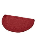 thumbnail image 2 of sunsanly Doormat Semi-Circle Shape Anti-slip Absorbs Moisture And Dirt Wear-resistant Indoor Entrance Door Mat Living Room Kitchen Bathroom Entryway Carpet, 2 of 8