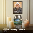 thumbnail image 2 of Yatskia Fishing Small Urns for Human Ashes Keepsake, Memorial Burial Urn for Ashes Adult Male, Mini Cremation Urns for Human Ash, (Monar Pack of 1, 3 Inch), 2 of 7