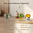 thumbnail image 3 of Unique Hand Blown Colorful Kiwi Bird Figurines for Table Decorations(2SETS), 3 of 8
