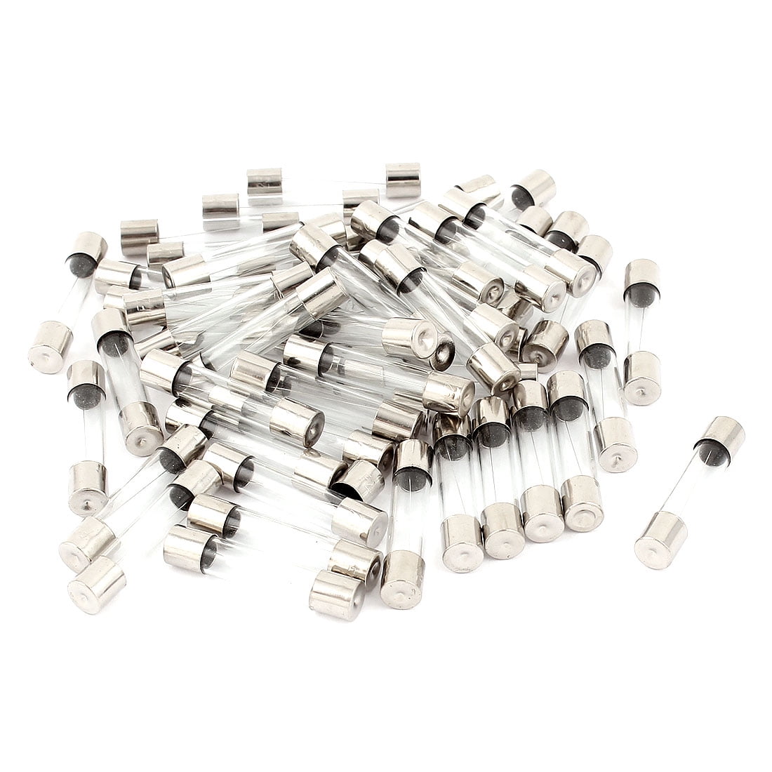 50pcs 8A 250V Fuses 8 Amp Fast-Blow Fuse 3 x 10mm Glass Tube with Pin New 