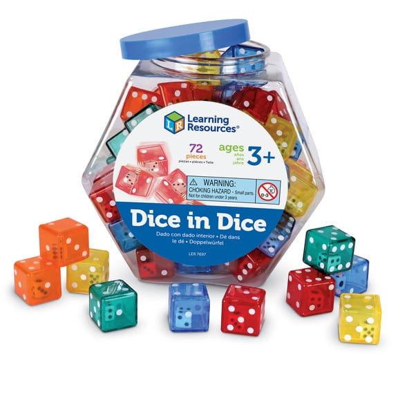 Learning Resources Dice in Dice, Math Manipulatives, Ages 3 