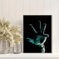 thumbnail image 2 of Hand Gesture Canvas Wall Art 15.75x11.81 Inches, 2 of 8