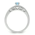 thumbnail image 3 of Sterling Silver Rhodium-plated Family Jewelry Mounting QXMR71/1SSM-5, 3 of 7
