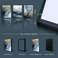 thumbnail image 6 of Black Framed Canvas Wall Art For Bedroom Abstract Wall Decor For Living Room Abstract Ink Paintings Wall Artworks Hang Pictures For Office Decor Bathroom Home Decorations Posters 12"X16" 3 Piece, 6 of 6