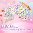 thumbnail image 4 of Marcador Outus Kawaii para niños con pompón y regla, 24 unidades, 4 of 6