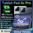 thumbnail image 2 of Tableta Pad 6S Pro original versión global 2024 Android 14 16 GB + 1 T 20000 mAh 5G Dual SIM Bluetooth WiFi GPS 11 pulgadas HD 4K Tablet, 2 of 5