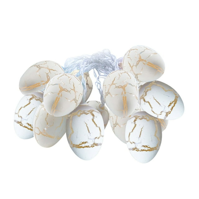 Battery Operated String Lights Outdoor Waterproof Easter Eggs Wire String Lights Battery Operated Light Party Home Decor Lamps Outdoor String Lights Battery Operated