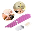 thumbnail image 3 of 10 piezas con bandeja de protección contra goteo de cera de abejas 5 piezas limpiador de cera para los oídos Eliminación de limpieza para mejorar la Lavanda morada, 3 of 9
