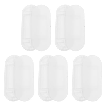 RENACLIPY 5Pcs Wall Mounted Power Strip Holder Adhesive Cable Organizer for Office and Home Use