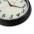thumbnail image 2 of Westclox 12”  Black Retro Analog Quartz Accurate Wall Clock with Easy-to-Read Dial., 2 of 5