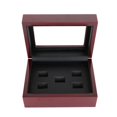 thumbnail image 1 of Caja de madera con exhibición de anillos grandes y pesados ​​del campeonato JunningGor (5 agujeros), 1 of 1