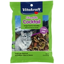 Vitakraft Chinchilla Cocktail - Foraging Snack Blend & Timothy Hay Trail Mix Treat