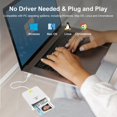 thumbnail image 2 of Lector CAC ZOWEETEK Military USB C para Mac/Windows/Linux blanco, 2 of 8