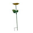 thumbnail image 2 of Bird Feeder Metal Bird Bath Iron Construction Weather Resistant Outdoor Garden Courtyard Decoration, 2 of 9