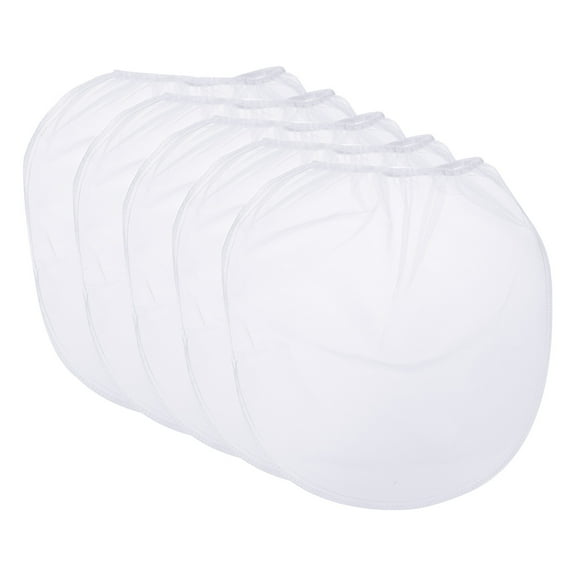 Uxcell Paint Strainer Bags 1 Gallon 11"x12.6" Polyester Bag with Elastic Opening 5 Pack
