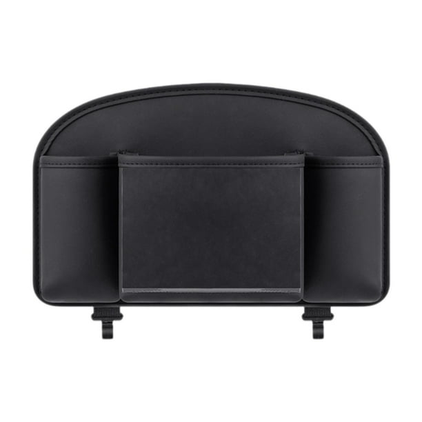 Organizador genérico para asiento trasero, bolsa colgante para el interior del coche, fácil instalación. Negro