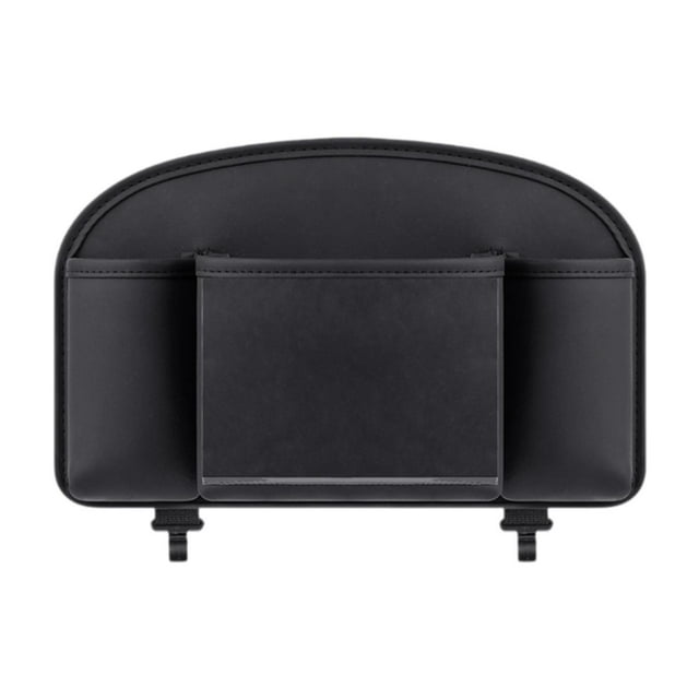 Organizador genérico para el asiento trasero de tu vehículo, ideal para viajes al aire libre. Negro