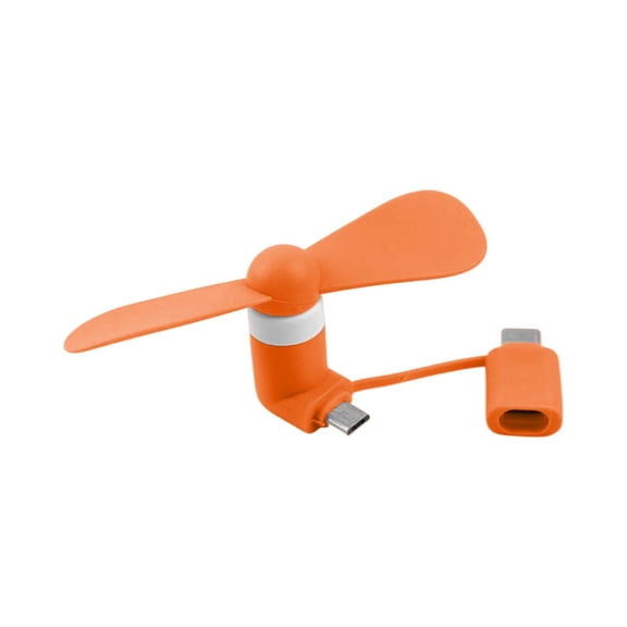 Kjfeif Phone Fan USB C, Mini Portable Cell Phone Fan for Phone and Android Cellphones with Type-C Port, Small Personal Travel Pocket Fans Summer Gadgets