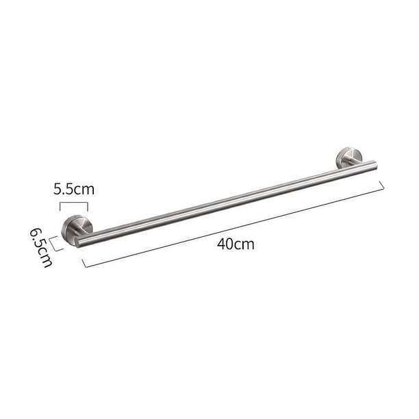 Toallero de acero inoxidable, barra para toallas, gancho para baño, toallero negro, aro para toallas de baño